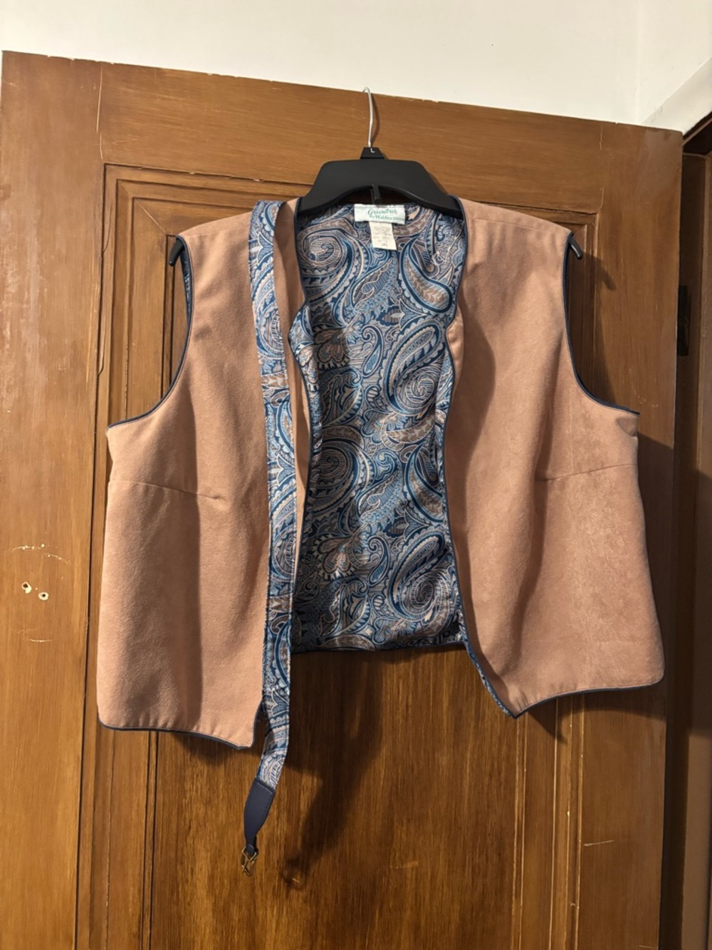 Vintage Greentree by Walden reversible vest